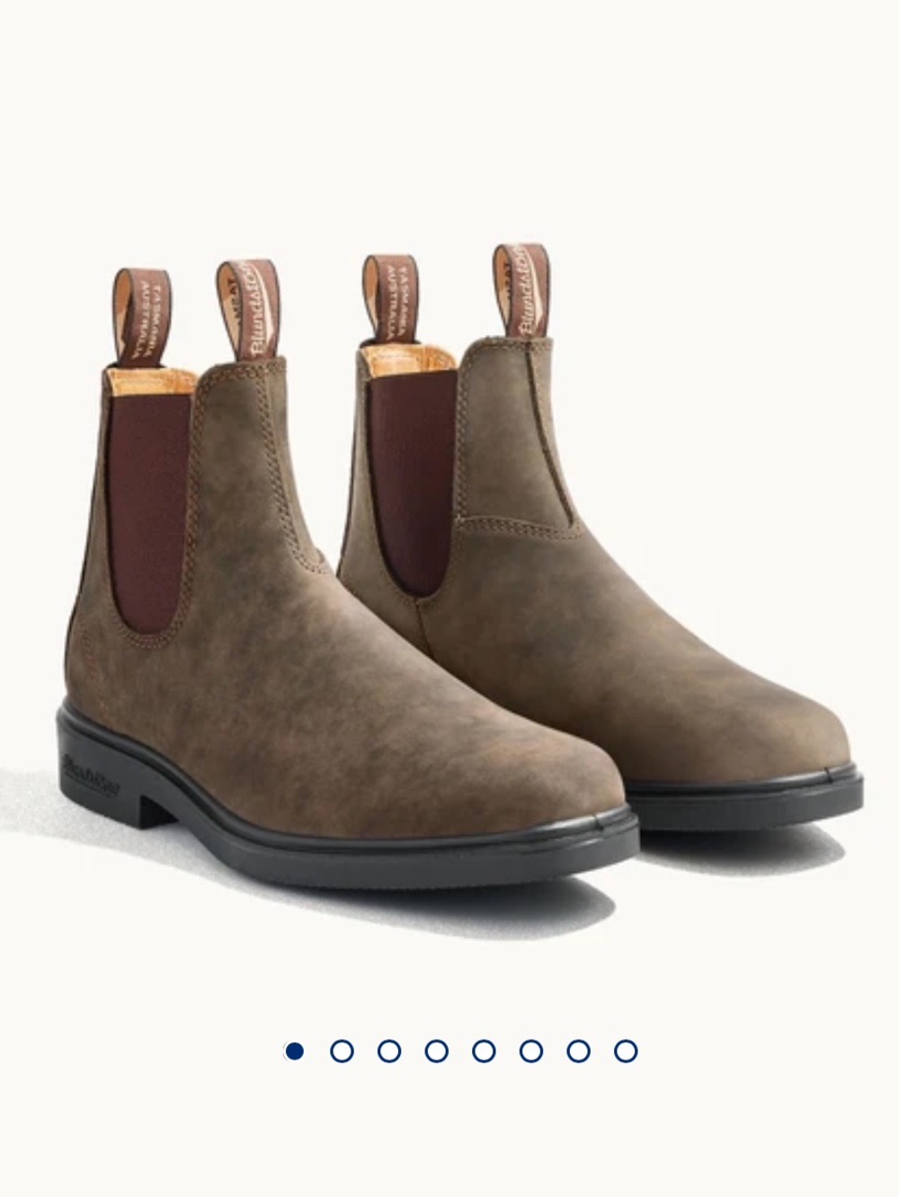 Blundstone Women’s Rustic Brown Leather Chelsea Ankle Boots